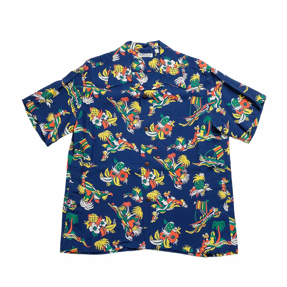 SUN SURF - S/S RAYON HAWAIIAN SHIRT - ISLAND TRIP - SS39620