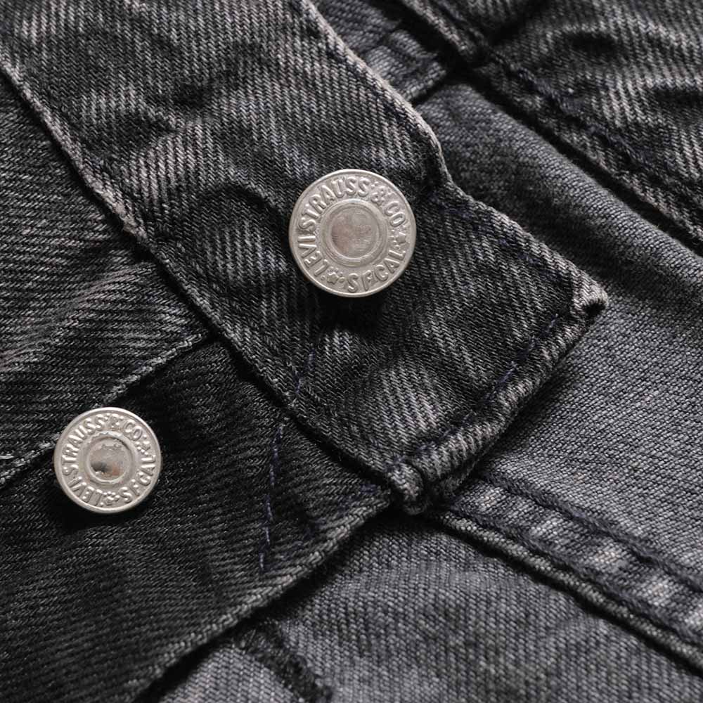 Levi's - 501® ORIGINAL JEANS - Black Used - 501-3783