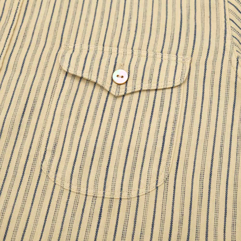 Orgueil - Shawl Collar Shirt - Stripe - OR-5007E