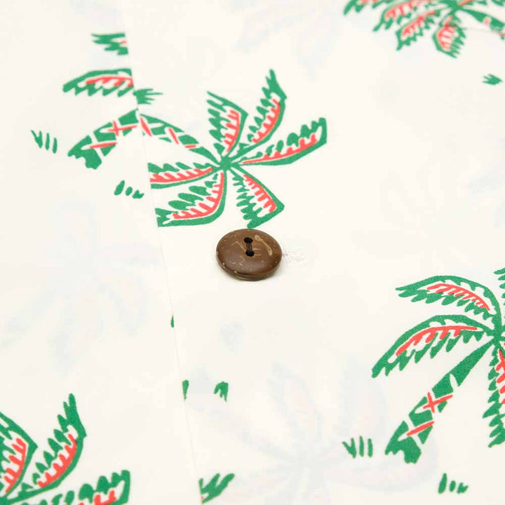 SUN SURF - STORE LIMITED - L/S RAYON HAWAIIAN SHIRT - SCATTERED PALMTREE - SS39427LS