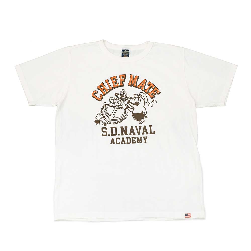 STUDIO D’ARTISAN - USA COTTON T-SHIRT - CHIEF MATE - 8182A