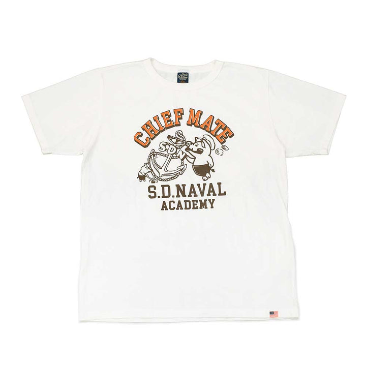 STUDIO D’ARTISAN - USA COTTON T-SHIRT - CHIEF MATE - 8182A