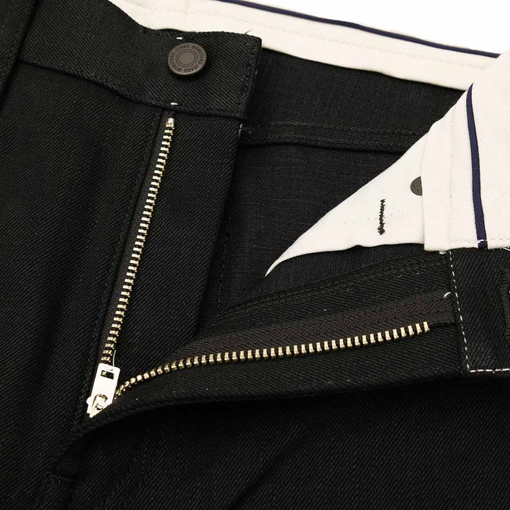 MOMOTARO JEANS - #200 STANDARD TAPERED 14.7oz BLACK - Zip-Fly - MMJZ1200
