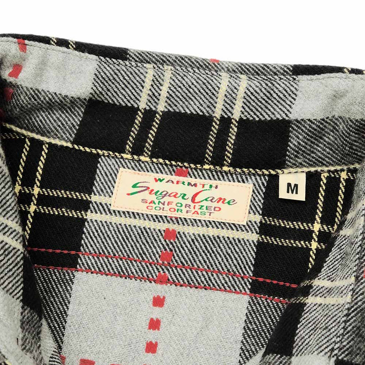 SUGAR CANE - FICTION ROMANCE DOBBY CHECK WORK SHIRT - SC29583