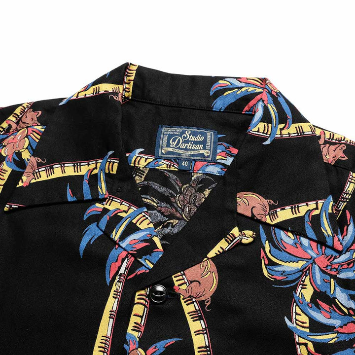 STUDIO D’ARTISAN - Aloha Shirt - Palm Climber - 5742