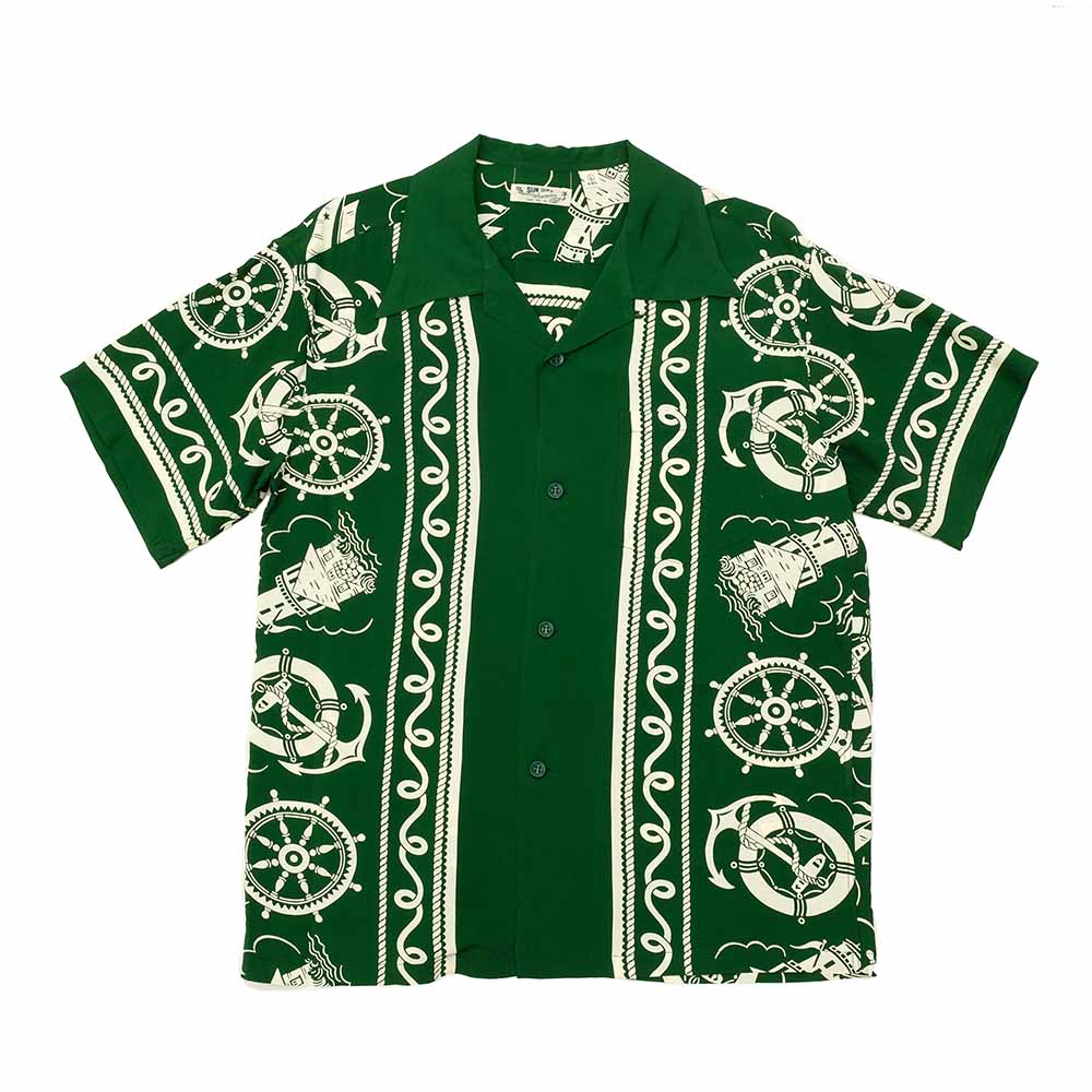 SUN SURF - S/S RAYON HAWAIIAN SHIRT - ALL ABOARD - SS39230
