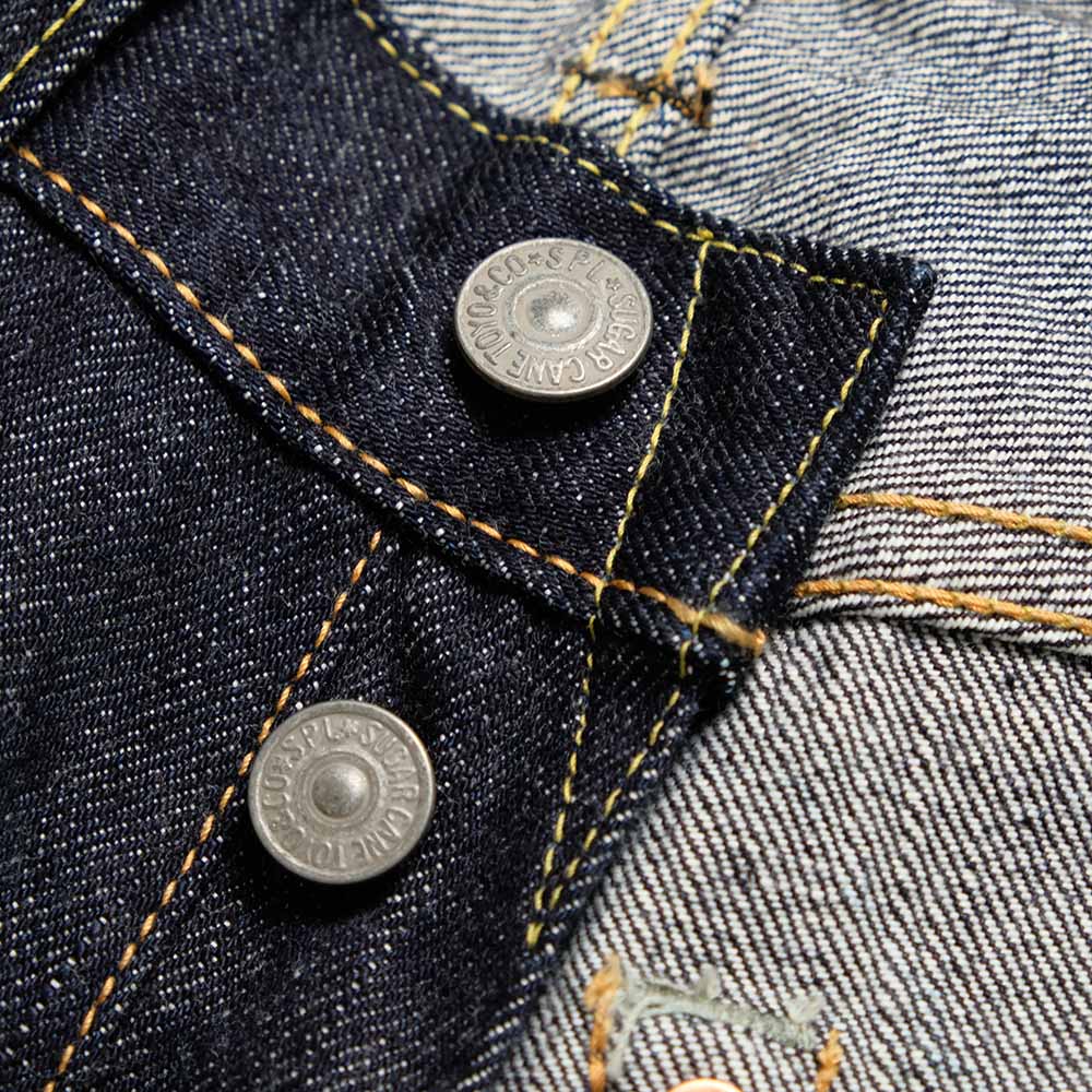 SUGAR CANE - 14.25oz. DENIM 1947 MODEL SHORTS - SC51947
