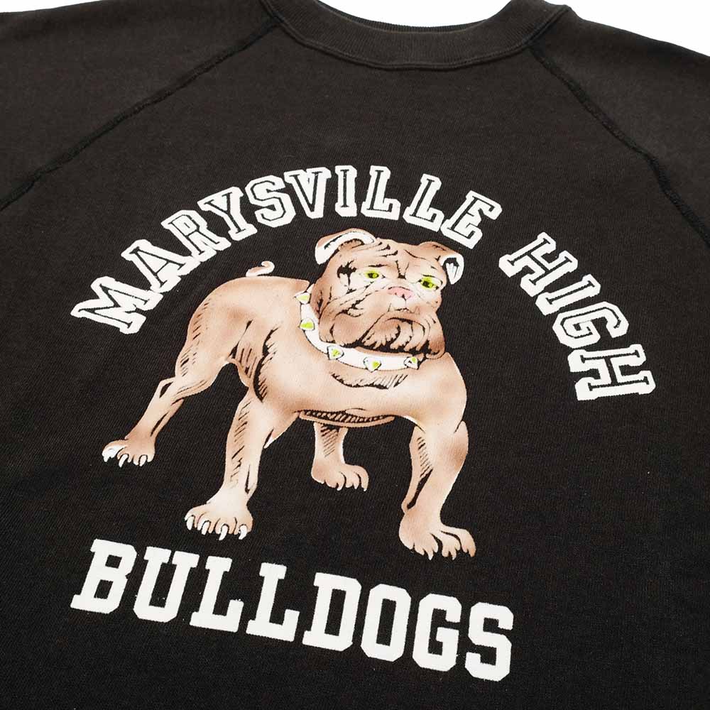 WAREHOUSE - Lot.409 - RAGLAN CREW SWEAT - MARYSVILLE HIGH - 409MAR-25