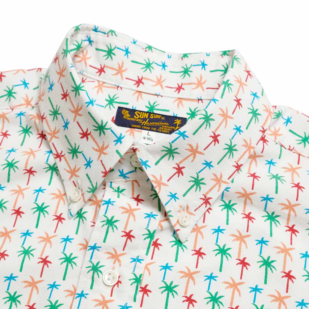 SUN SURF - COOLMAX® OXFORD B.D. SHIRT - PALM TREE - SS39745