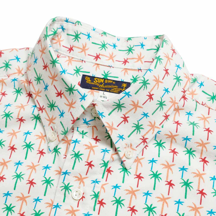 SUN SURF - COOLMAX® OXFORD B.D. SHIRT - PALM TREE - SS39745