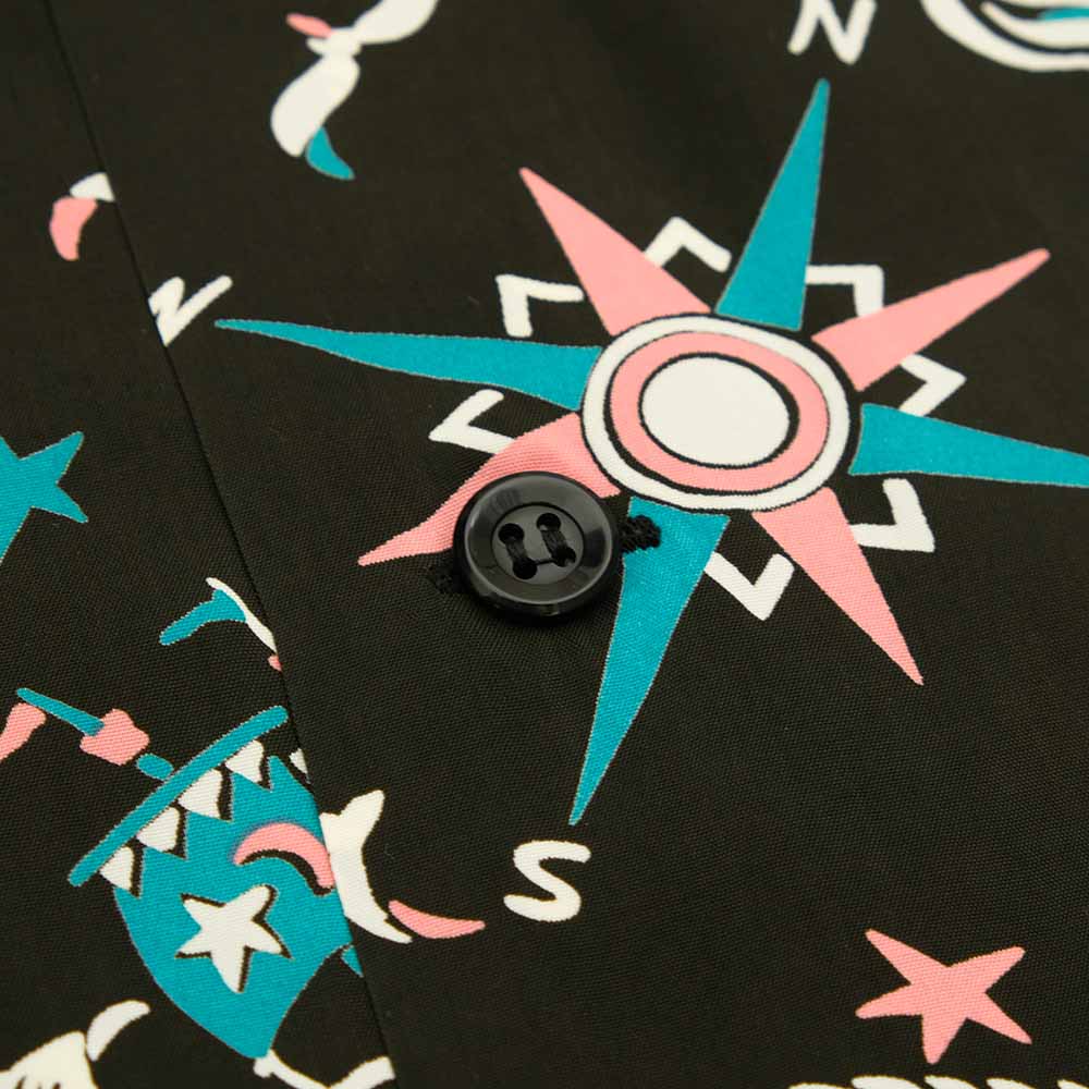 SUN SURF - STORE LIMITED - L/S RAYON HAWAIIAN SHIRT - AGE OF DISCOVERY - SS39429LS