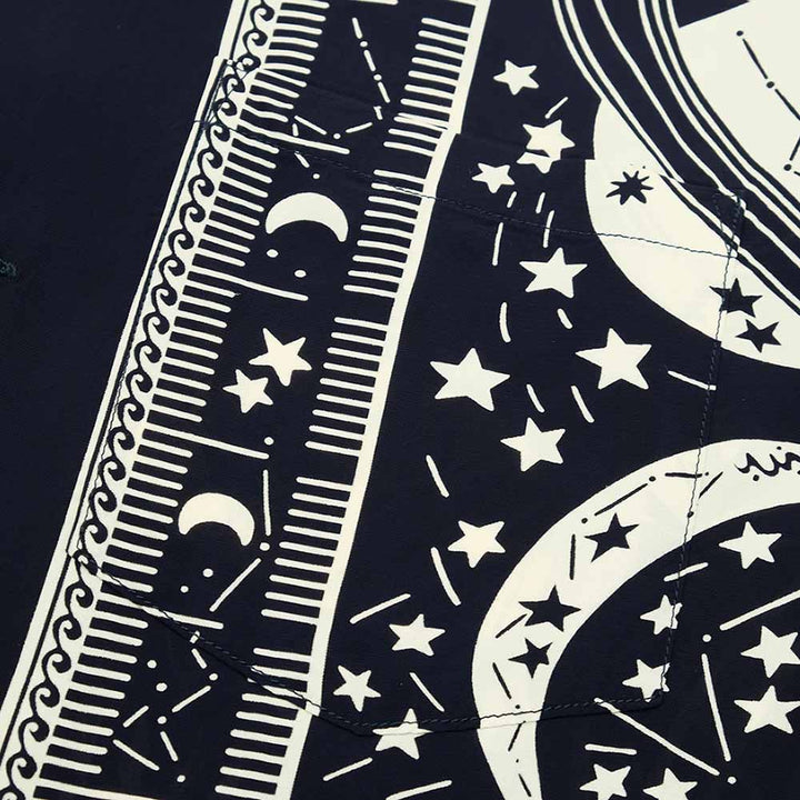 SUN SURF - HINOYA EXCLUSIVE - S/S RAYON HAWAIIAN SHIRT - COSMO GRAPHIC - SS39052HY