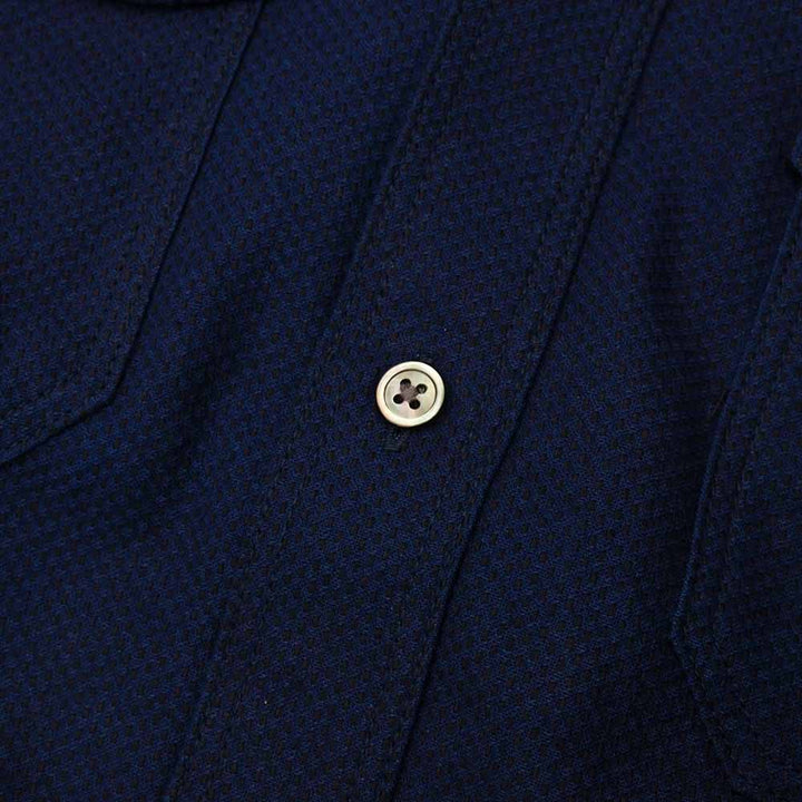 MOMOTARO JEANS - SASHIKO CPO SHIRT - MXLS1039