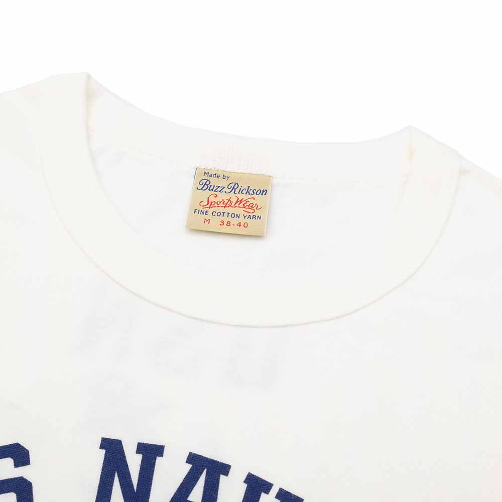 BUZZ RICKSON'S - GOVERNMENT ISSUE T-SHIRT - U.S. NAVAL TRAINING SCHOOL - BR79573