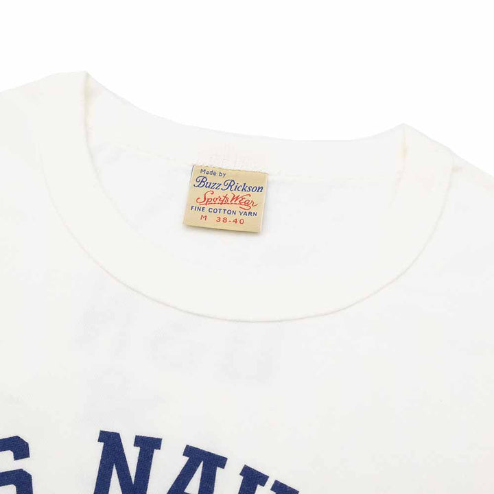 BUZZ RICKSON'S - GOVERNMENT ISSUE T-SHIRT - U.S. NAVAL TRAINING SCHOOL - BR79573