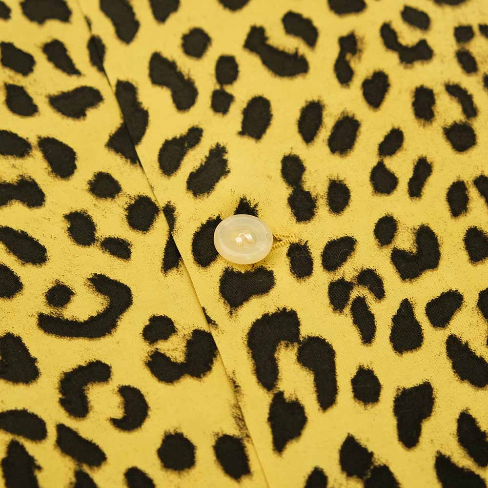 STAR OF HOLLYWOOD - HIGH DENSITY RAYON L/S OPEN SHIRT - LEOPARD - SH29489