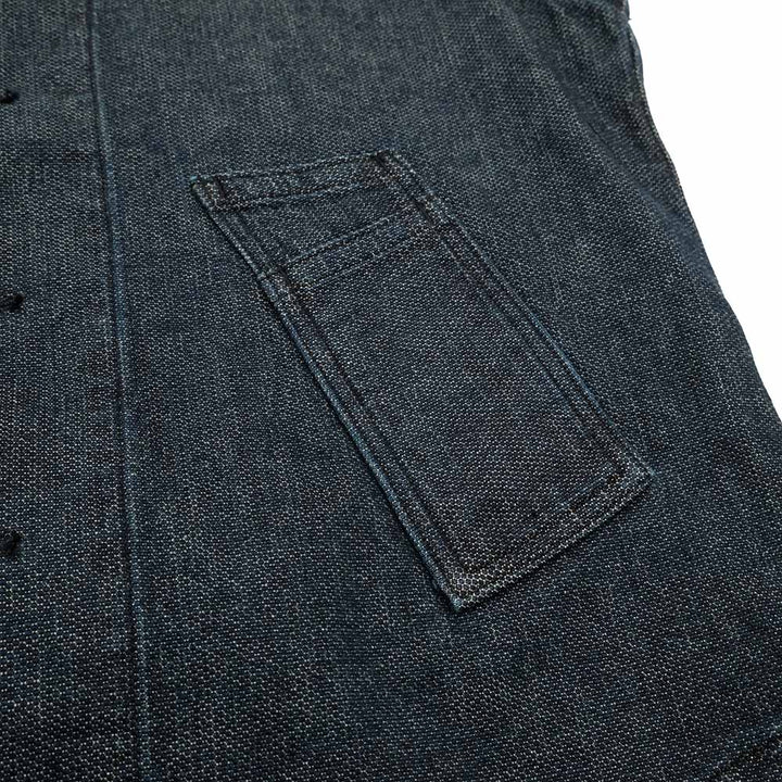 Soundman - Working Waist Coat - Marcy - Cotton / Linen Honey Cord Denim - M376-507Z