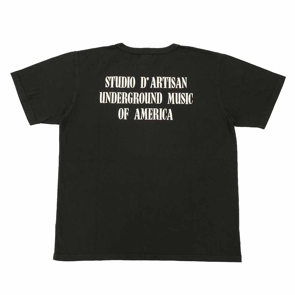 STUDIO D’ARTISAN - US COTTON PRINT T-SHIRT - MUSIC - 8144A