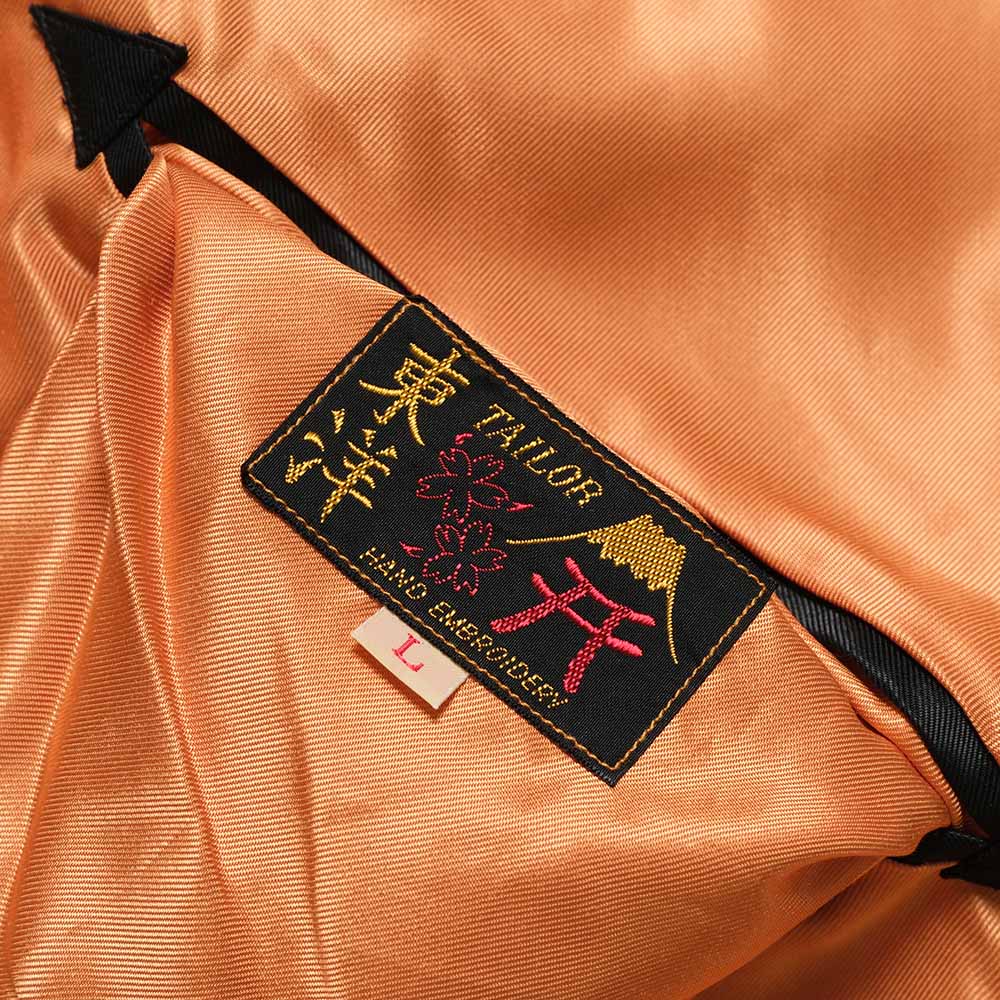 TAILOR TOYO - Acetate Souvenir Jacket - BLACK EAGLE x DRAGON HEAD - TT15972-159