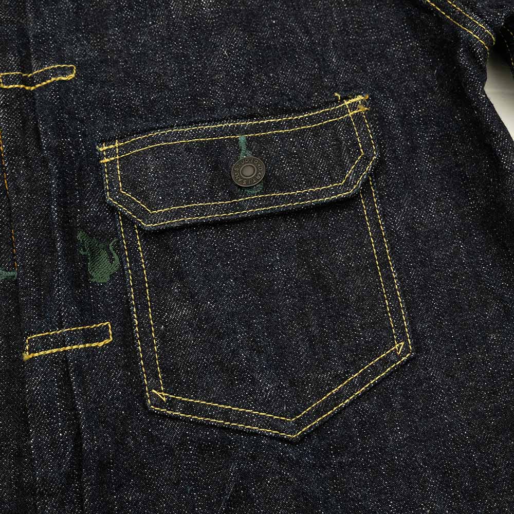 STUDIO D’ARTISAN - GODZILLA JEANS - DENIM JACKET - GZ-011