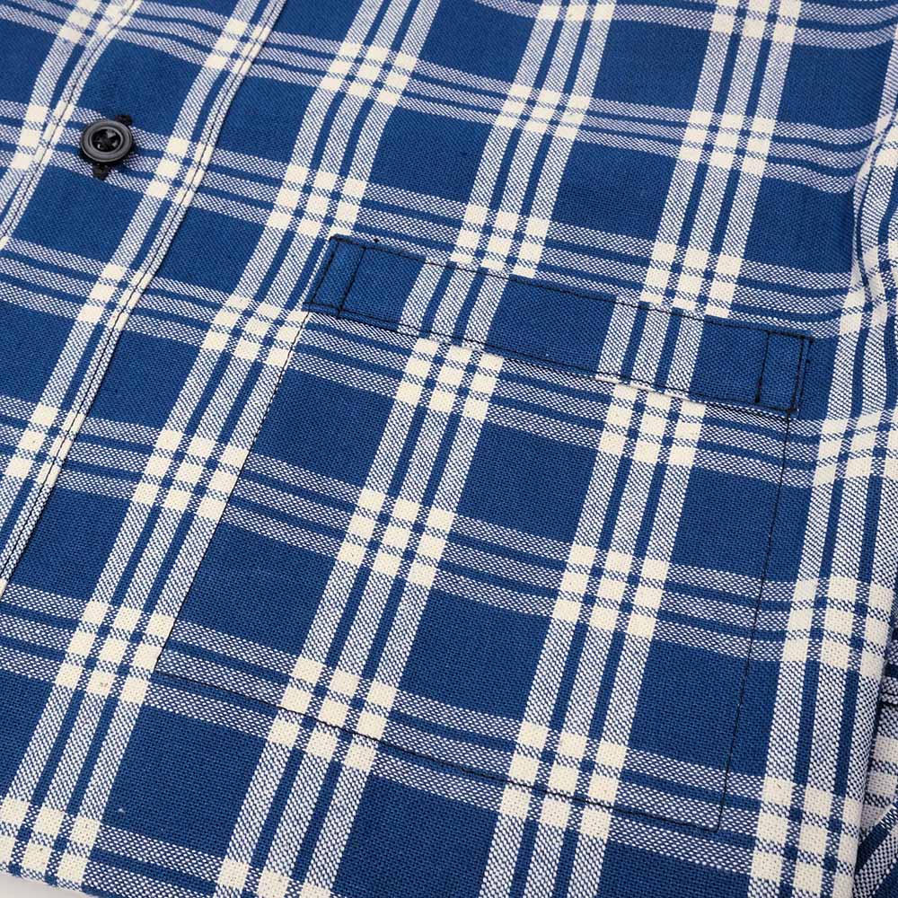 WAREHOUSE - 1900’S WHITE PLAID BLOUSE - 2231-1900-CK