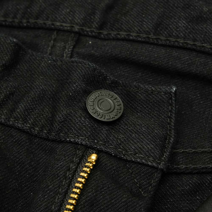 Momotaro Jeans - 15.7oz SELVEDGE BLACK DENIM NARROW TAPERED - MXJE1101