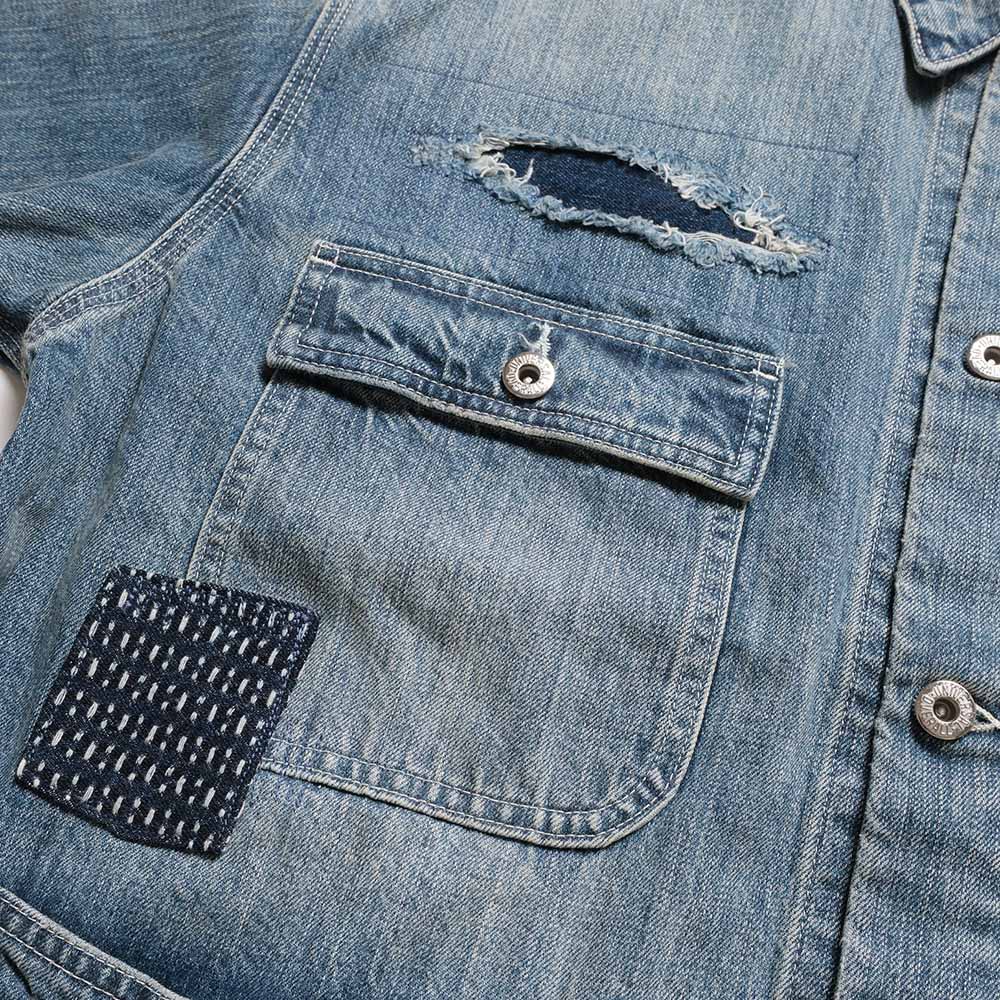UNIVERSAL OVERALL - 12.75oz CONE DENIM REMAKE COVERALL - HT2433400-F