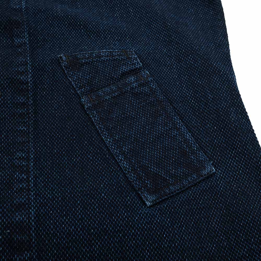 Soundman - Working Waist Coat - Marcy - Indigo Dyed SASHIKO - M376-655X