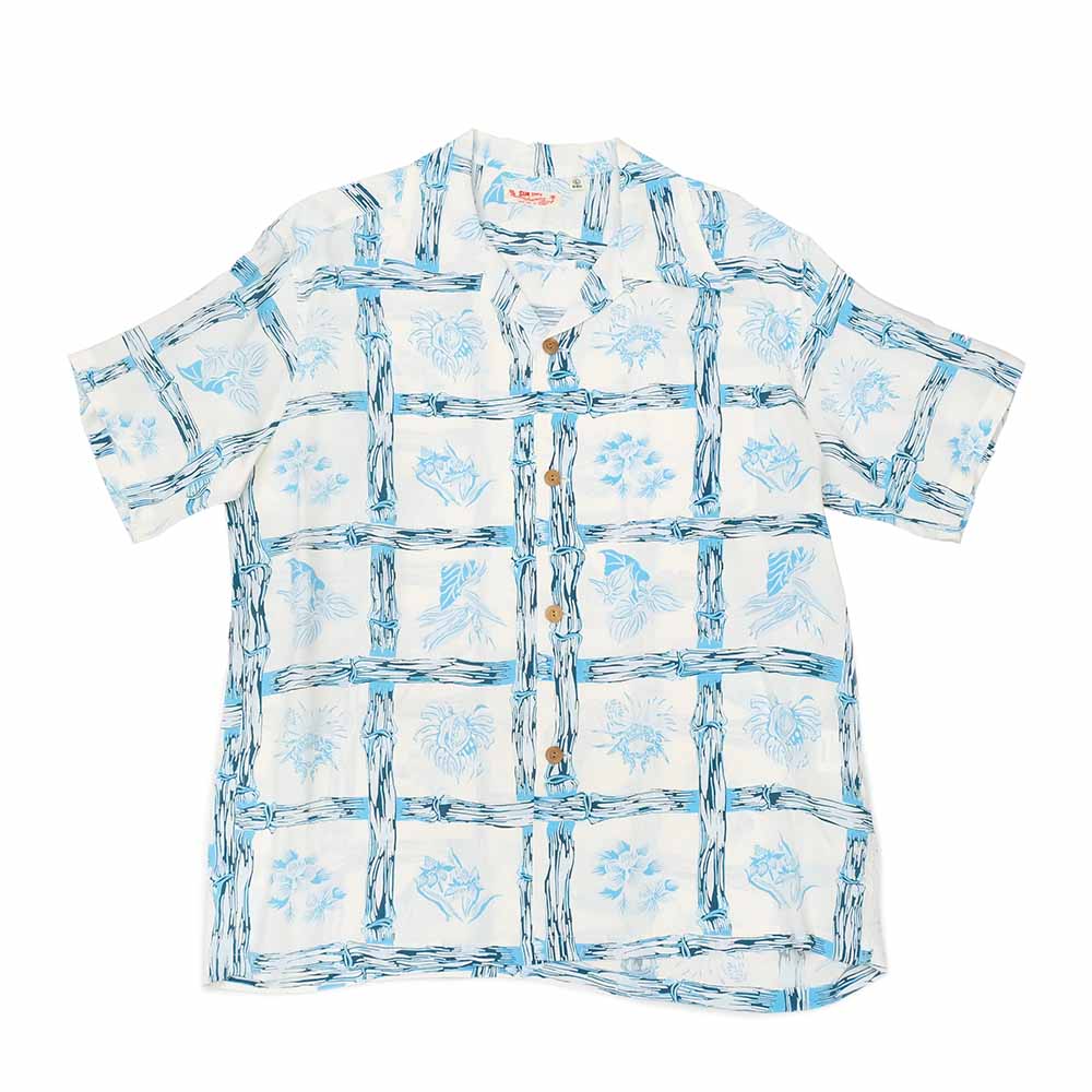 SUN SURF - RAYON HAWAIIAN SHIRT - ISLAND PLANTS - SS39419