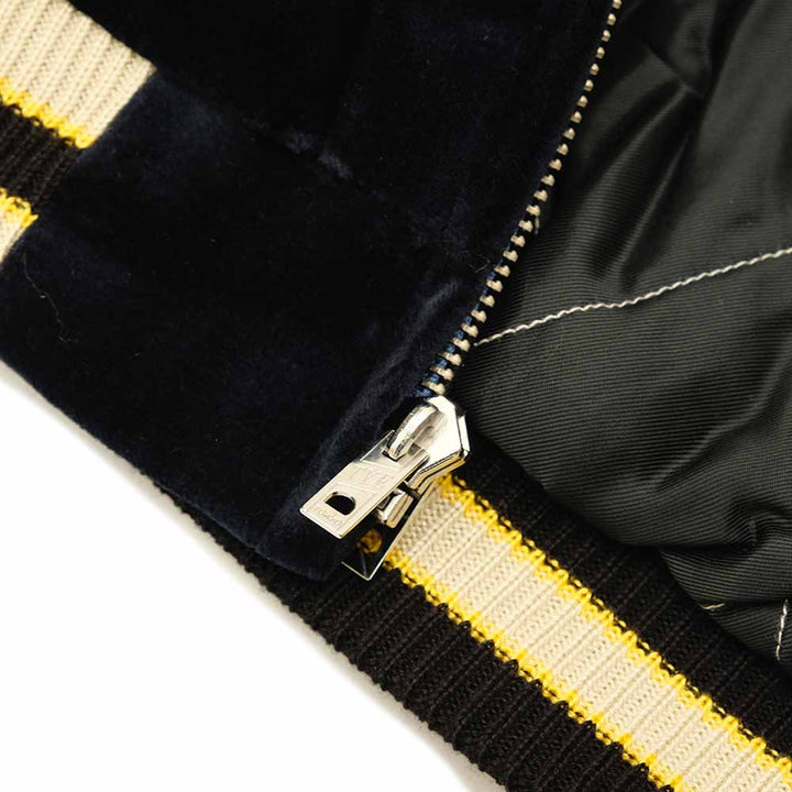 TAILOR TOYO - Velveteen Souvenir Jacket - ROARING TIGER x JAPAN MAP - TT15792-128