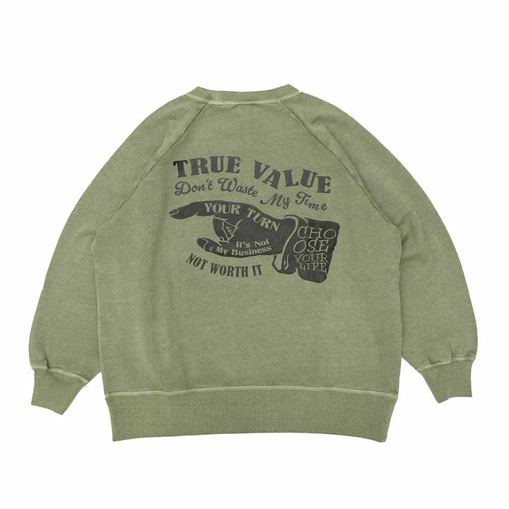 BARNS - G.O.A.T Slub Sweatshirt - TRUE VALUE - BR-25414
