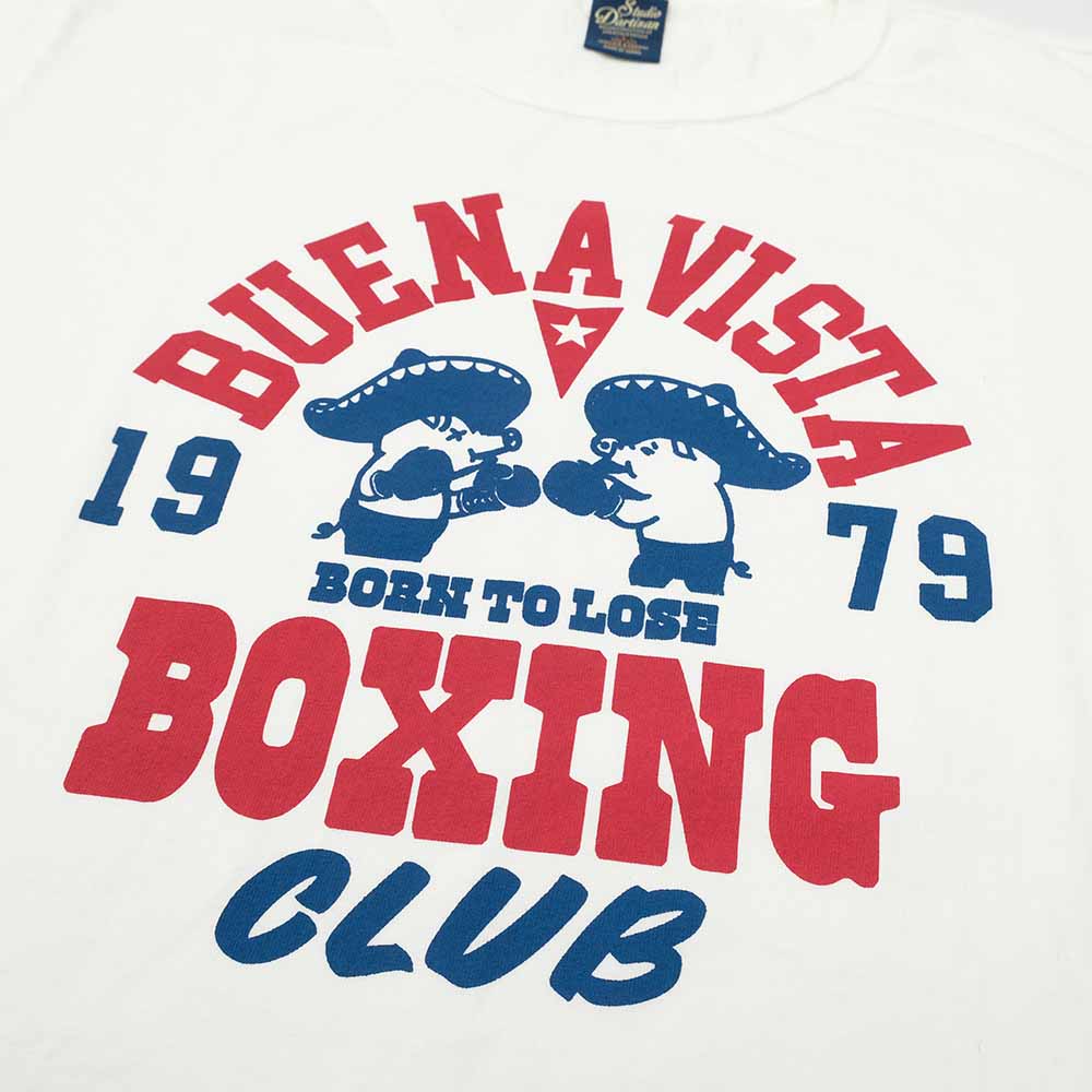 STUDIO D’ARTISAN - USA COTTON PRINT T-SHIRT - BOXING - 8166A