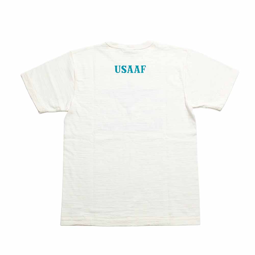 BUZZ RICKSON'S - SLUB YARN T-SHIRT - USAAF HARDING FIELD - BR79726