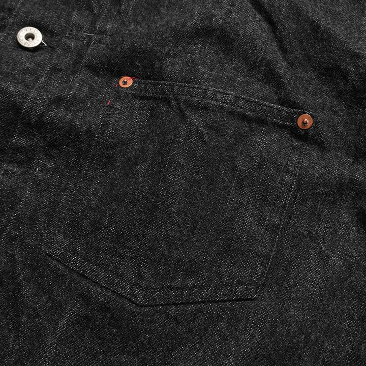REMI RELIEF - 12oz DENIM WW2 MODEL JKT BLACK - RN31393069