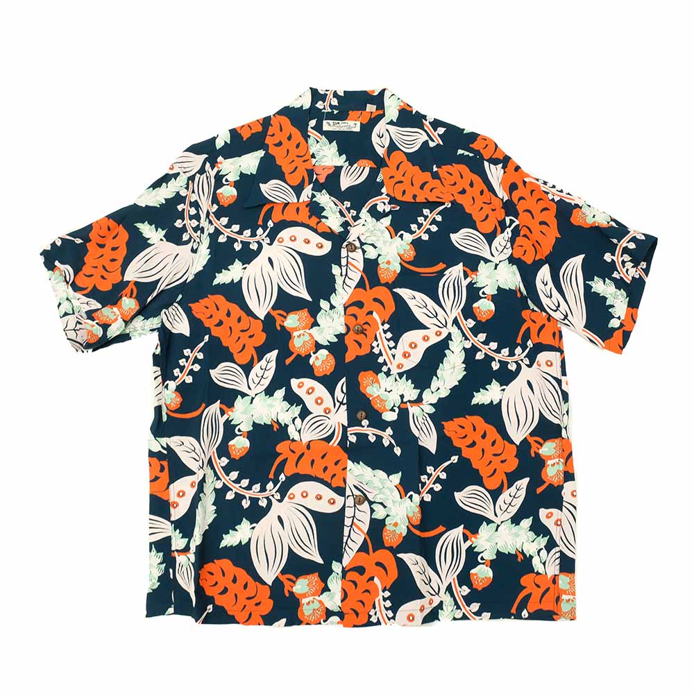 SUN SURF - RAYON HAWAIIAN SHIRT - SHELL GINGER - SS39423