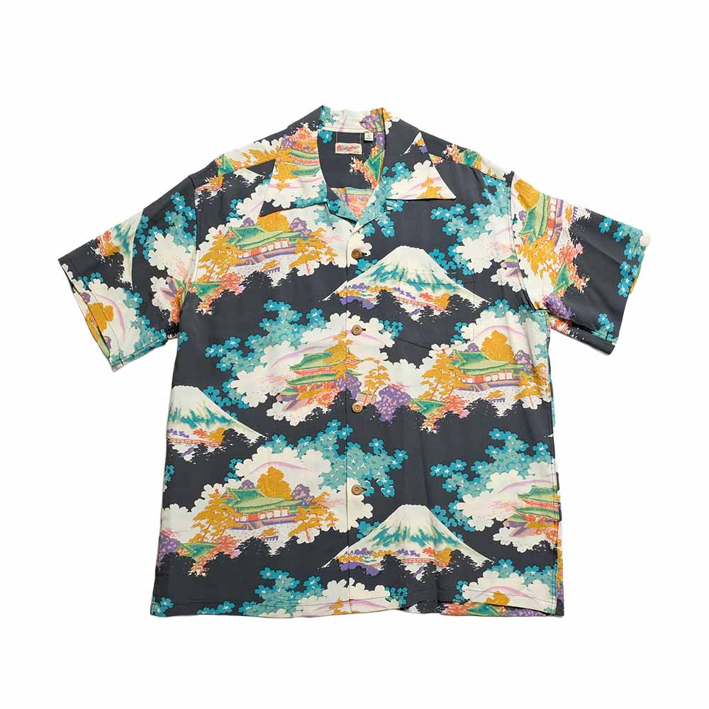SUN SURF - S/S RAYON HAWAIIAN SHIRT - ANCIENT CAPITAL - SS39618