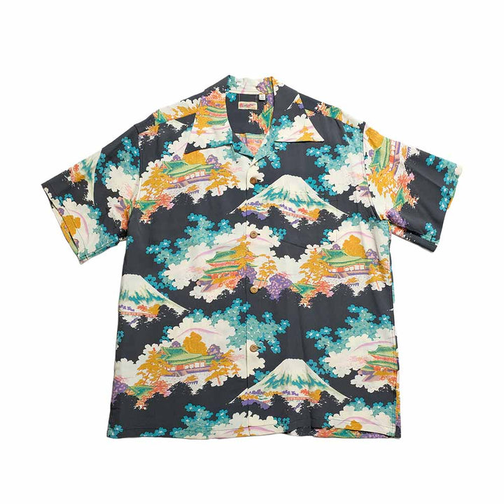 SUN SURF - S/S RAYON HAWAIIAN SHIRT - ANCIENT CAPITAL - SS39618
