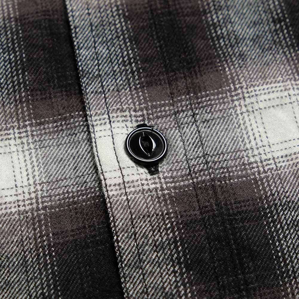 SUGAR CANE - COTTON OMBRE CHECK L/S WORK SHIRT - SC29723