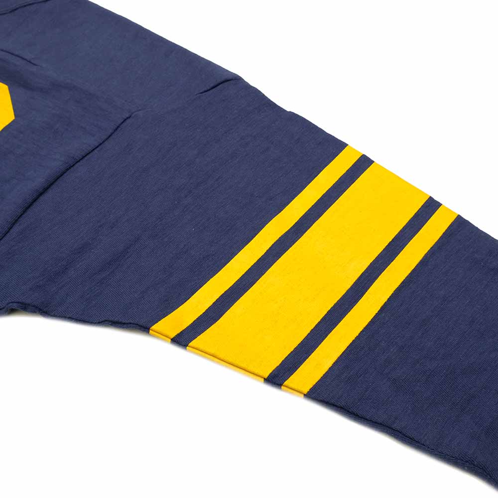 WAREHOUSE - 7/10 SLEEVE FOOTBALL T-SHIRT - NO. 70 - 4063NO-25