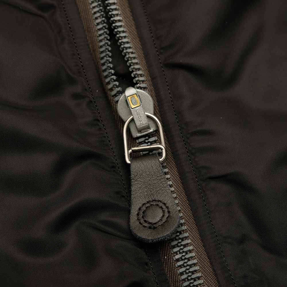 BUZZ RICKSON'S - WILLIAM GIBSON COLLECTION Type BLACK MA-1 LONG MODEL - ALBERT TURNER & CO., INC. MODEL - BR15772