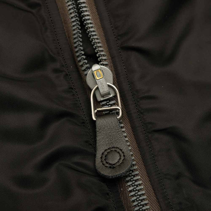 BUZZ RICKSON'S - WILLIAM GIBSON COLLECTION Type BLACK MA-1 LONG MODEL - ALBERT TURNER & CO., INC. MODEL - BR15772