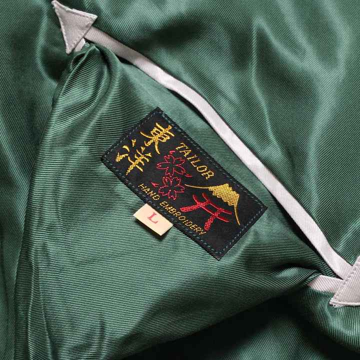 TAILOR TOYO - Acetate Souvenir Jacket - ROARING TIGER x EAGLE - TT15972-145