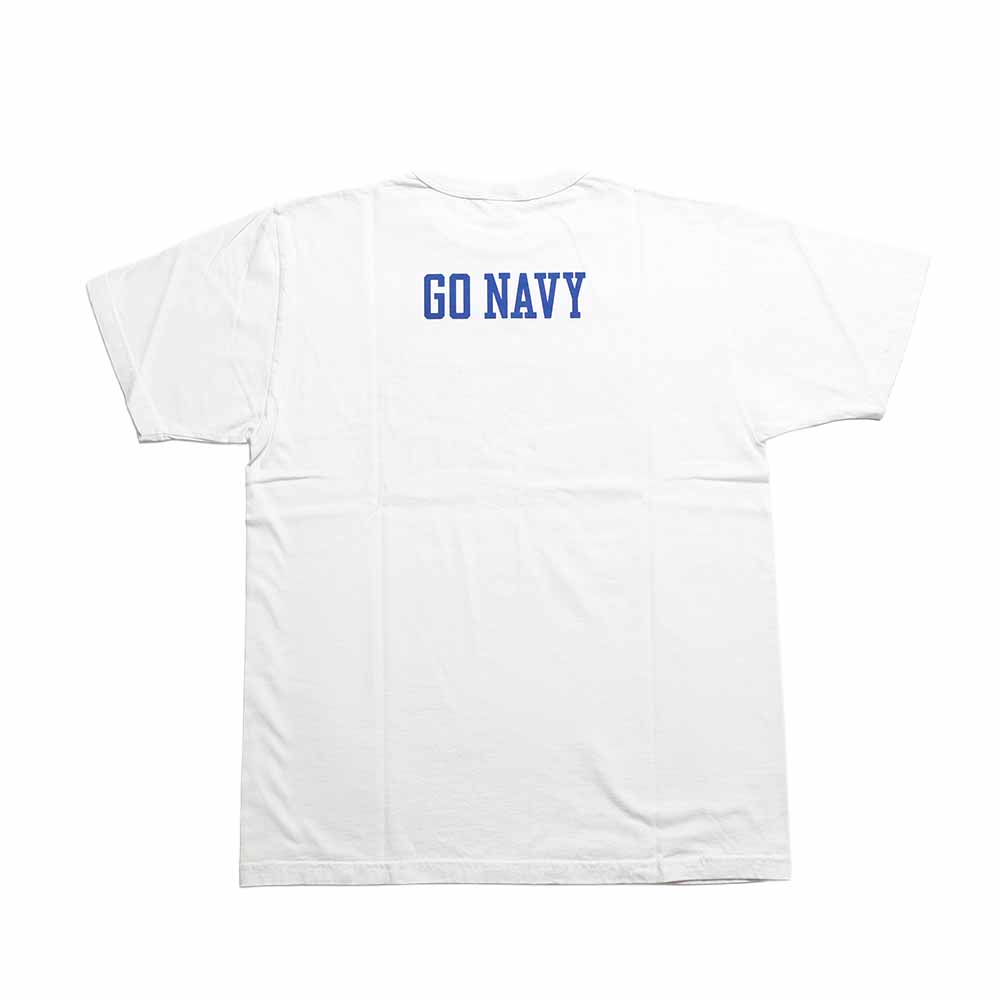 BUZZ RICKSON'S - S/S T-SHIRT - BEAT ARMY GO NAVY - BR79702