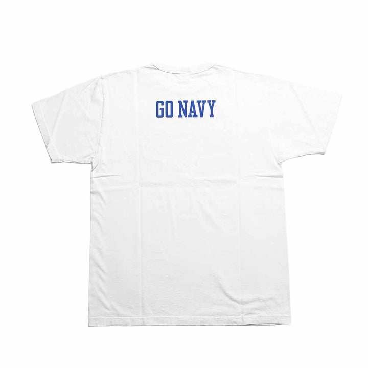 BUZZ RICKSON'S - S/S T-SHIRT - BEAT ARMY GO NAVY - BR79702