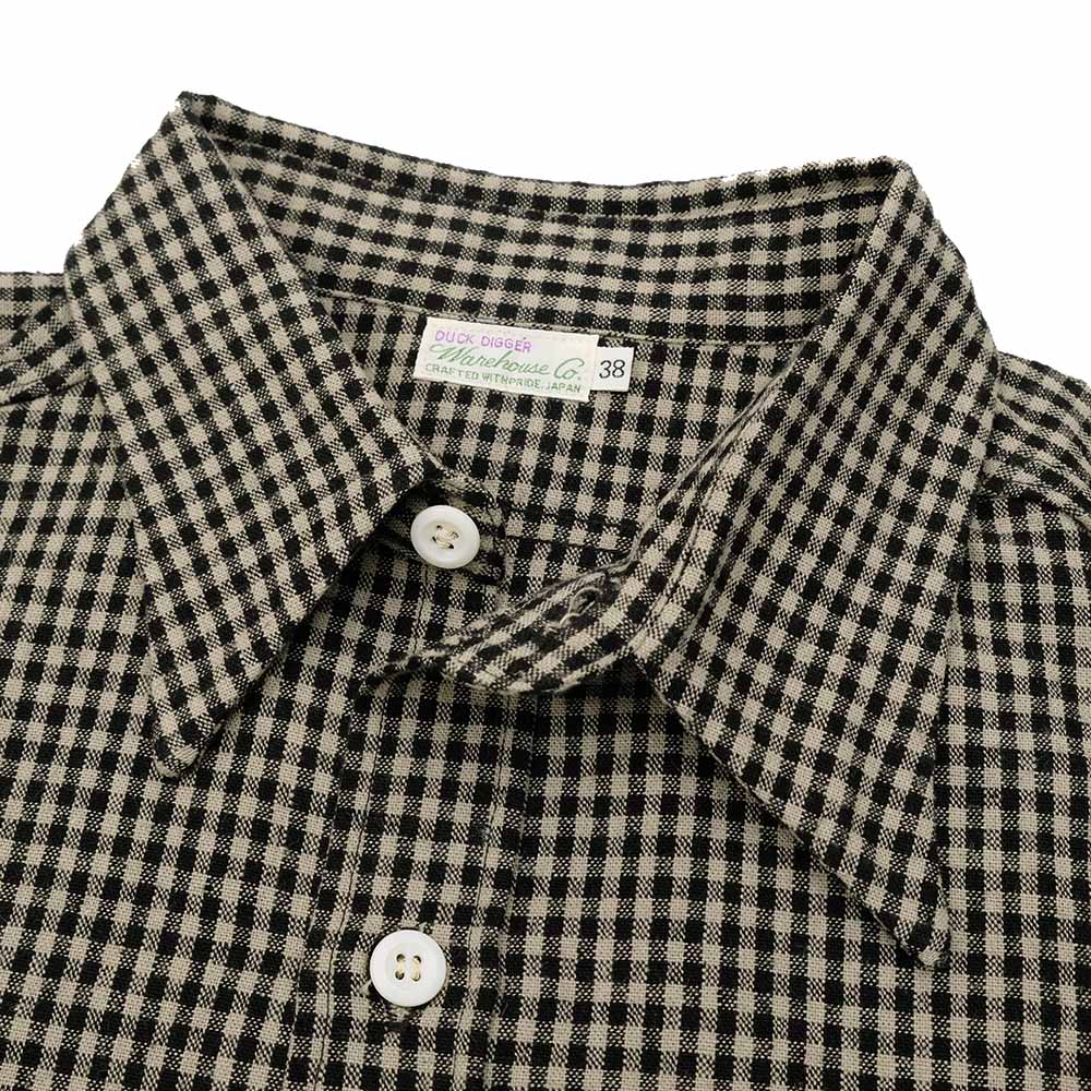 WAREHOUSE - Lot 3056 - SHORT SLEEVE CHECK WORK SHIRTS - A柄 - 3056A-25