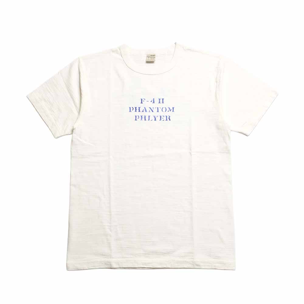 BUZZ RICKSON'S - SLUB YARN T-SHIRT - PHANTOM PHLYER - BR79730