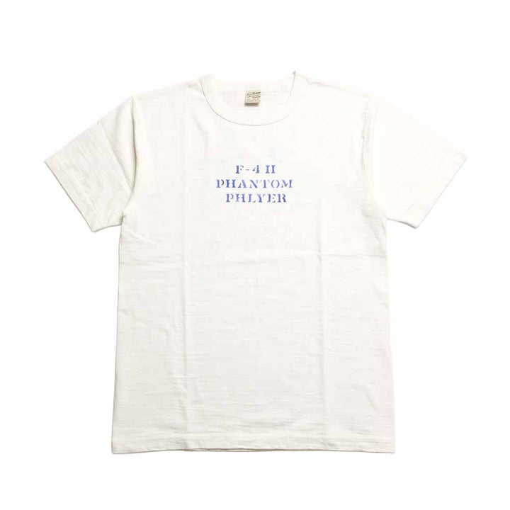 BUZZ RICKSON'S - SLUB YARN T-SHIRT - PHANTOM PHLYER - BR79730