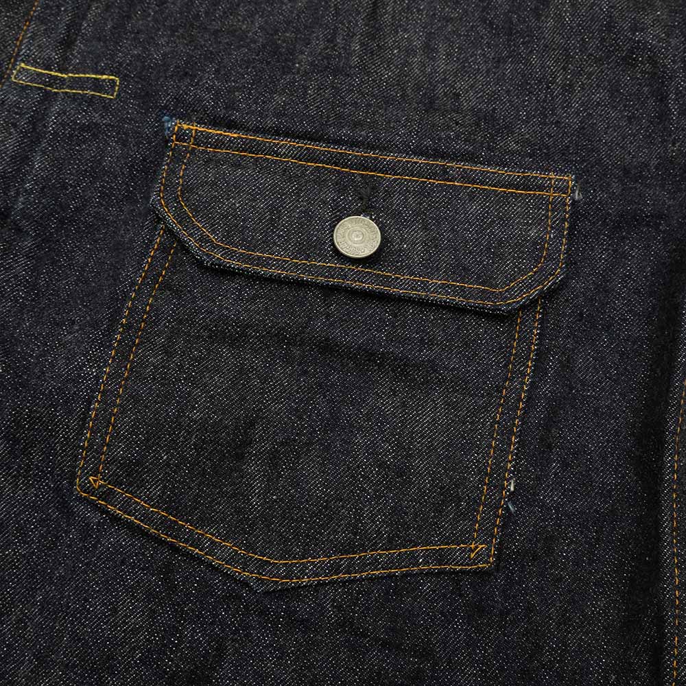 SUGAR CANE - 13oz. DENIM BLOUSE 1936 MODEL - T-BACK - SC11936T