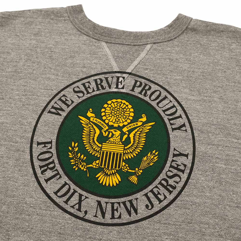 BUZZ RICKSON'S - SET-IN CREW SWEATSHIRT - U.S. ARMY FORT DIX - BR69454