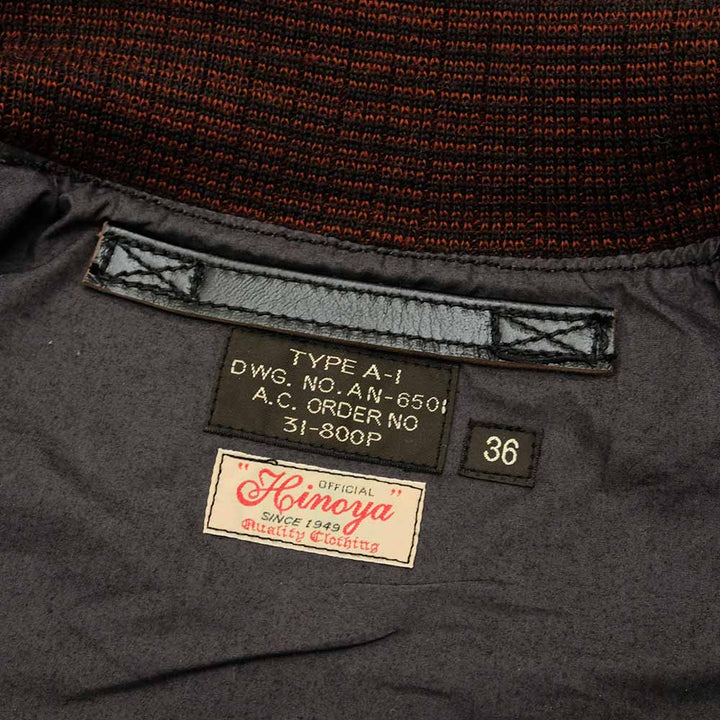 BUZZ RICKSON'S - HINOYA Special Order - Type A-1 BLACK - BR80642HY